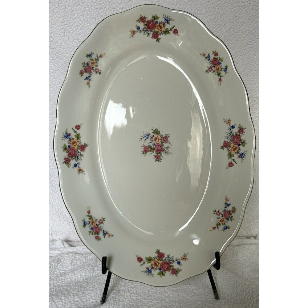Vintage Favolina Garlandia Serving Platter 13 1/4”L x 9 1/2”W Discontinued VGUC